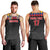 Custom Colombia Football Men Tank Top Retro Black Style