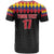 Custom Colombia Football T Shirt Retro Black Style
