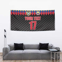 Custom Colombia Football Tapestry Retro Black Style