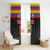 Custom Colombia Football Window Curtain Retro Black Style