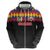 Custom Colombia Football Zip Hoodie Retro Black Style