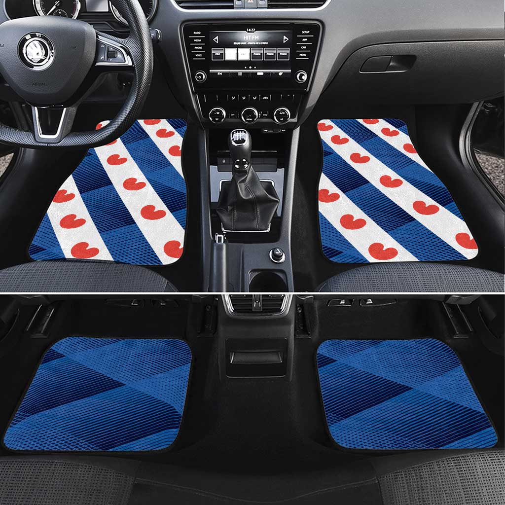 Netherlands Friesland Province Car Mats Flag Style
