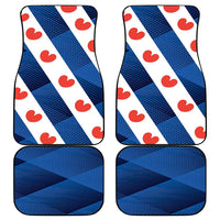 Netherlands Friesland Province Car Mats Flag Style