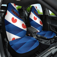 Netherlands Friesland Province Car Seat Cover Flag Style