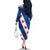 Netherlands Friesland Province Family Matching Off The Shoulder Long Sleeve Dress and Hawaiian Shirt Flag Style