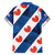 Netherlands Friesland Province Family Matching Off Shoulder Maxi Dress and Hawaiian Shirt Flag Style