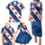 Netherlands Friesland Province Family Matching Puletasi and Hawaiian Shirt Flag Style