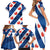 Netherlands Friesland Province Family Matching Short Sleeve Bodycon Dress and Hawaiian Shirt Flag Style