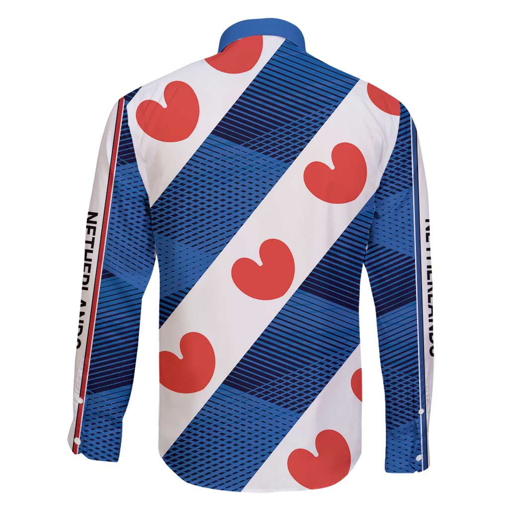 Netherlands Friesland Province Family Matching Tank Maxi Dress and Hawaiian Shirt Flag Style