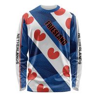 Netherlands Friesland Province Long Sleeve Shirt Flag Style