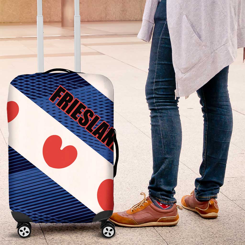 Netherlands Friesland Province Luggage Cover Flag Style