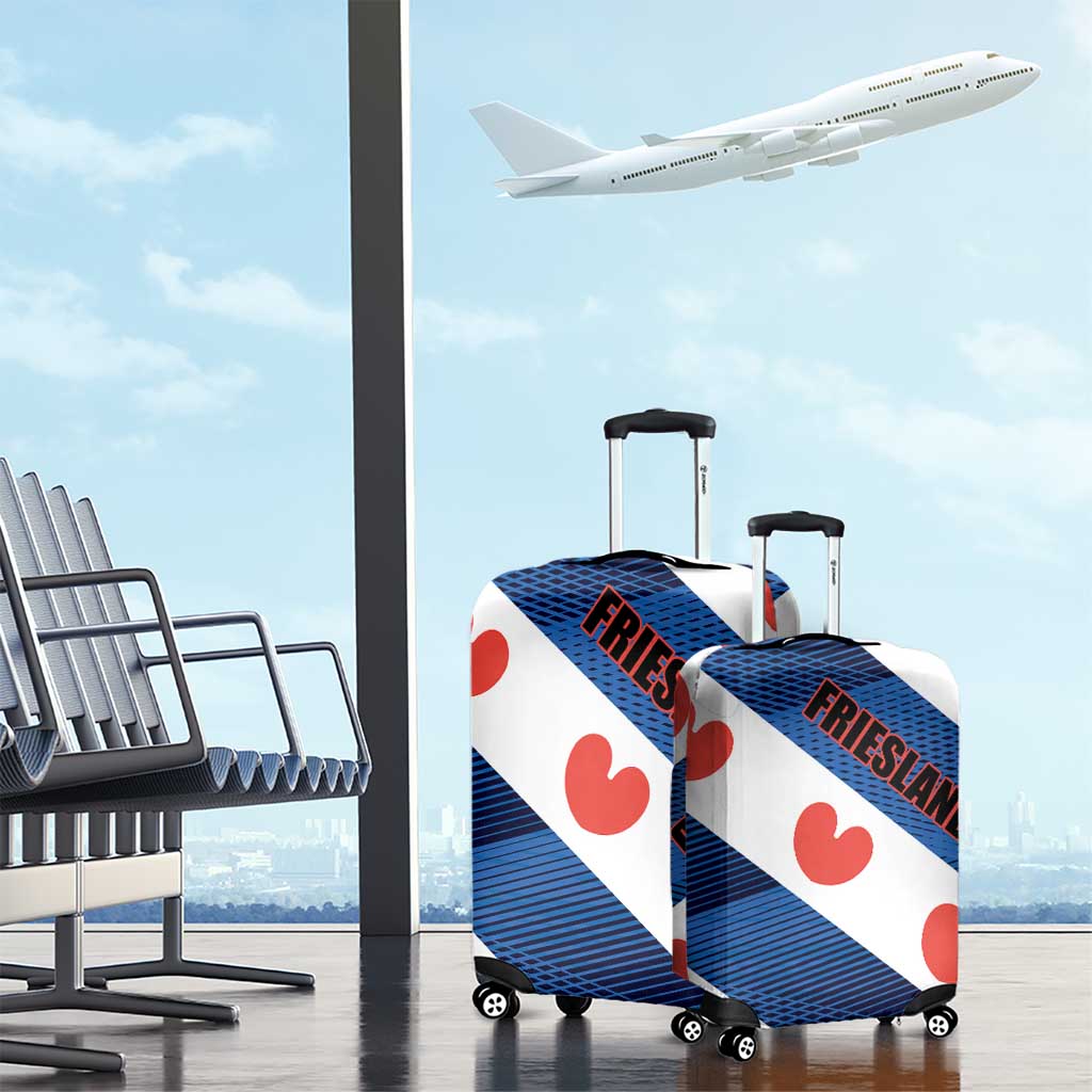 Netherlands Friesland Province Luggage Cover Flag Style