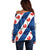 Netherlands Friesland Province Off Shoulder Sweater Flag Style