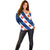 Netherlands Friesland Province Off Shoulder Sweater Flag Style