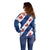 Netherlands Friesland Province Off Shoulder Sweater Flag Style