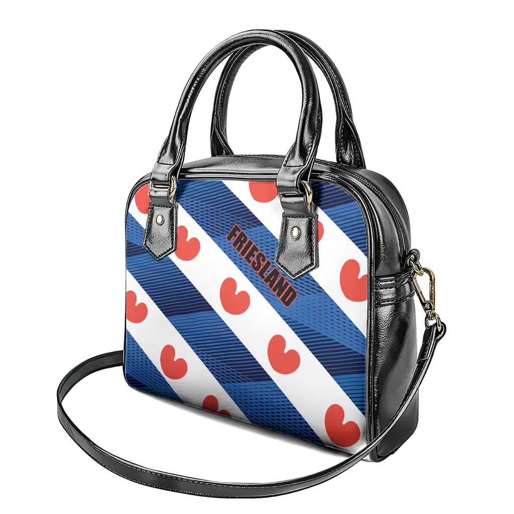 Netherlands Friesland Province Shoulder Handbag Flag Style