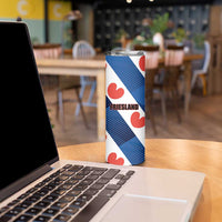 Netherlands Friesland Province Skinny Tumbler Flag Style