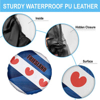 Netherlands Friesland Province Spare Tire Cover Flag Style