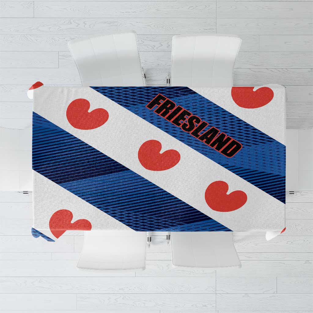 Netherlands Friesland Province Tablecloth Flag Style