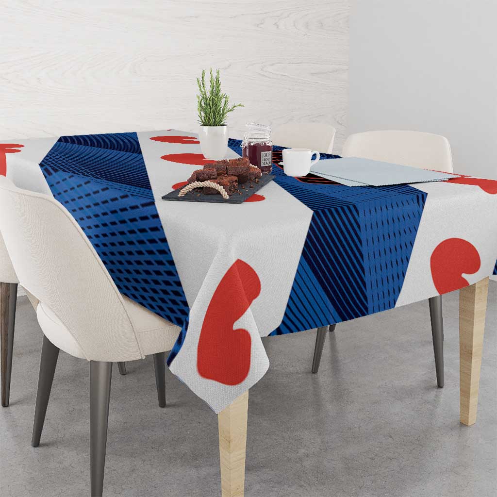 Netherlands Friesland Province Tablecloth Flag Style