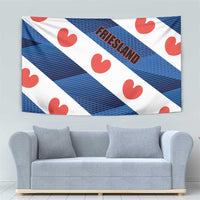 Netherlands Friesland Province Tapestry Flag Style