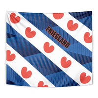 Netherlands Friesland Province Tapestry Flag Style