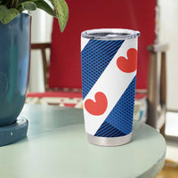 Netherlands Friesland Province Tumbler Cup Flag Style