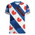 Netherlands Friesland Province Women V-Neck T-Shirt Flag Style