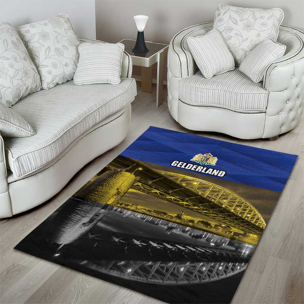 Netherlands Gelderland Province Area Rug Flag Style