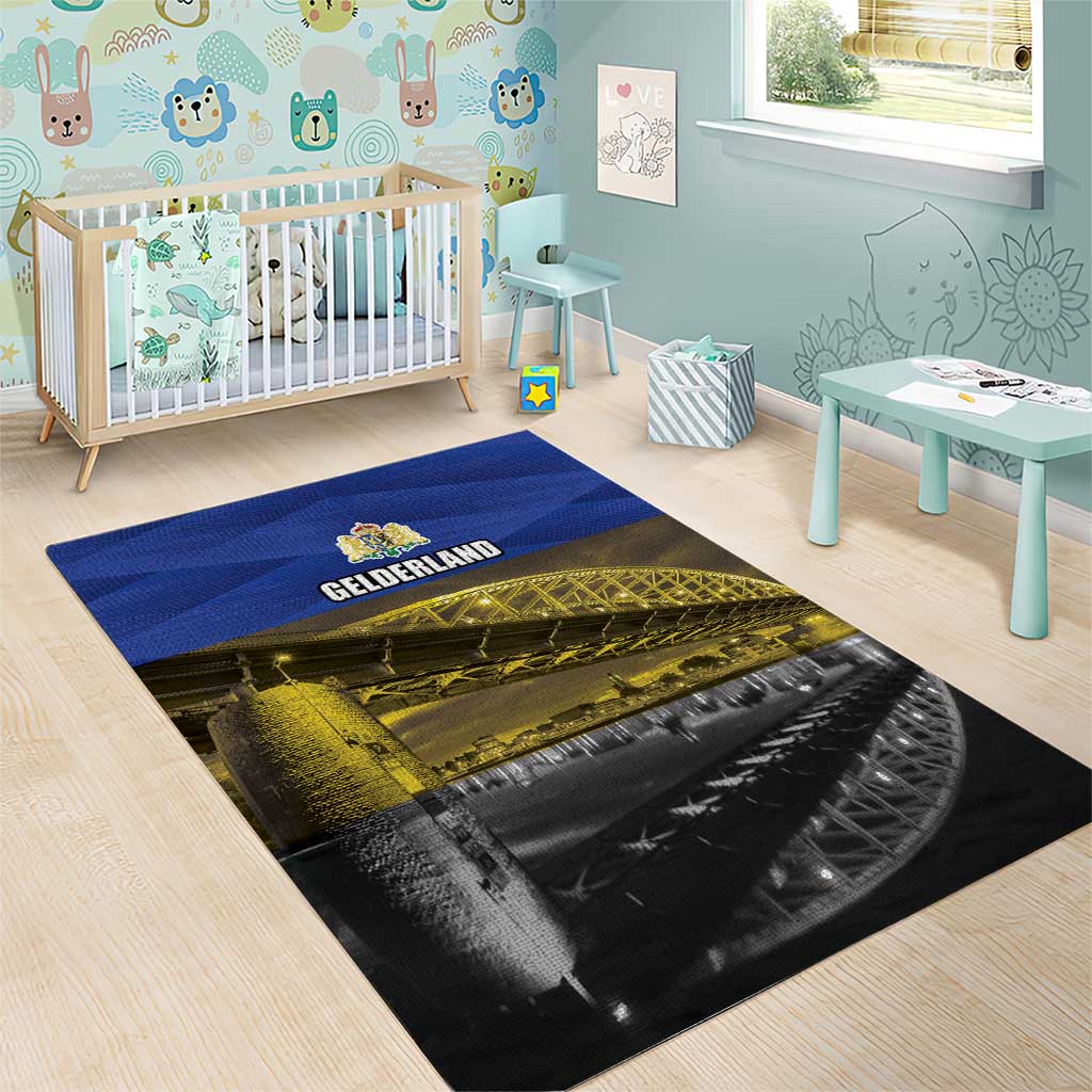 Netherlands Gelderland Province Area Rug Flag Style