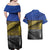 Netherlands Gelderland Province Couples Matching Off Shoulder Maxi Dress and Hawaiian Shirt Flag Style