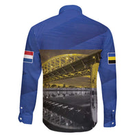 Netherlands Gelderland Province Family Matching Long Sleeve Bodycon Dress and Hawaiian Shirt Flag Style