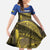 Netherlands Gelderland Province Family Matching Mermaid Dress and Hawaiian Shirt Flag Style