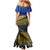 Netherlands Gelderland Province Family Matching Mermaid Dress and Hawaiian Shirt Flag Style