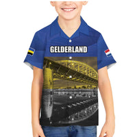 Netherlands Gelderland Province Family Matching Mermaid Dress and Hawaiian Shirt Flag Style
