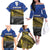 Netherlands Gelderland Province Family Matching Off The Shoulder Long Sleeve Dress and Hawaiian Shirt Flag Style