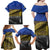 Netherlands Gelderland Province Family Matching Off Shoulder Maxi Dress and Hawaiian Shirt Flag Style