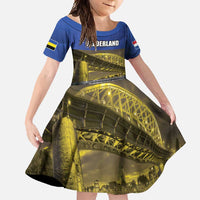 Netherlands Gelderland Province Family Matching Tank Maxi Dress and Hawaiian Shirt Flag Style