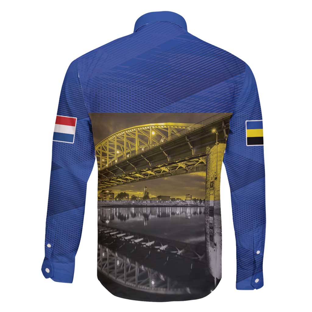 Netherlands Gelderland Province Family Matching Tank Maxi Dress and Hawaiian Shirt Flag Style