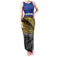 Netherlands Gelderland Province Family Matching Tank Maxi Dress and Hawaiian Shirt Flag Style