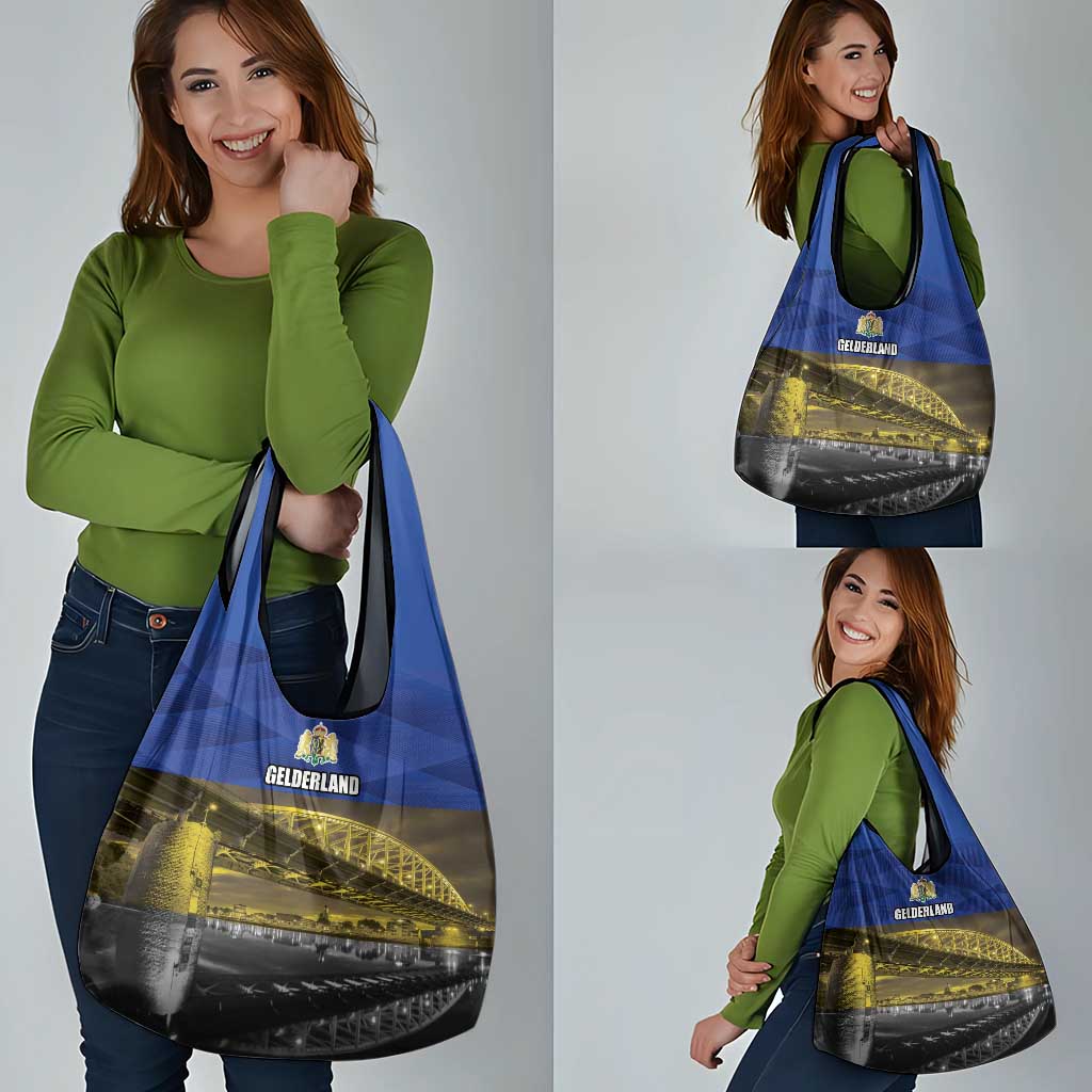 Netherlands Gelderland Province Grocery Bag Flag Style