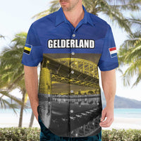 Netherlands Gelderland Province Hawaiian Shirt Flag Style