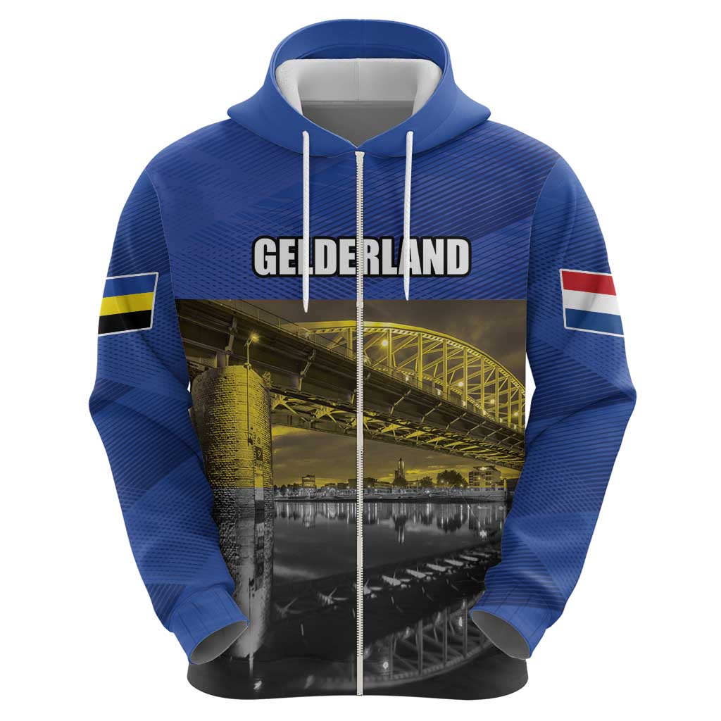 Netherlands Gelderland Province Hoodie Flag Style