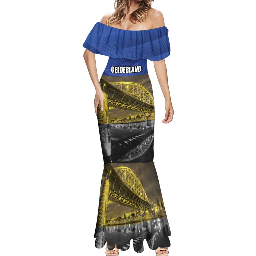 Netherlands Gelderland Province Mermaid Dress Flag Style