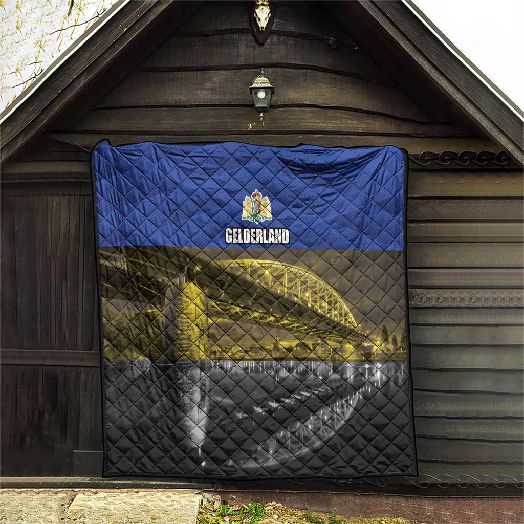 Netherlands Gelderland Province Quilt Flag Style