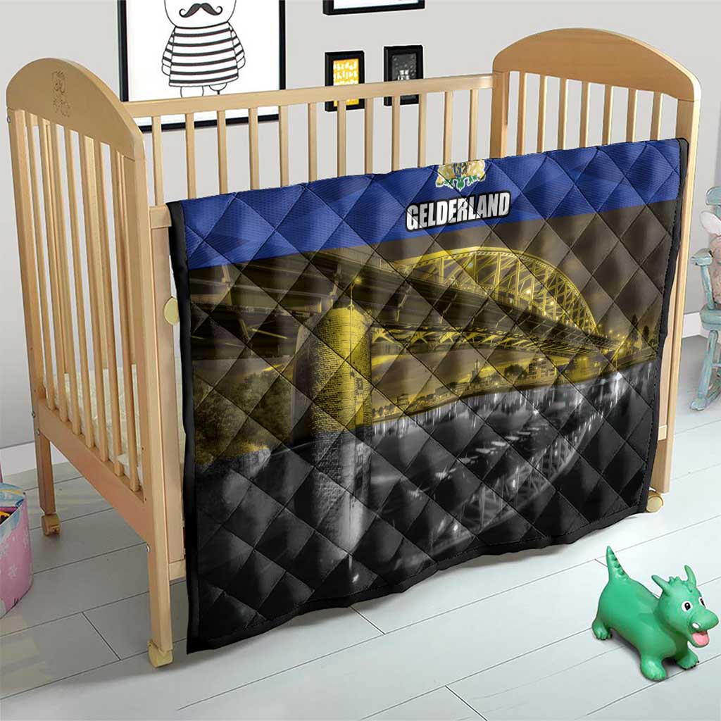 Netherlands Gelderland Province Quilt Flag Style