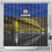 Netherlands Gelderland Province Shower Curtain Flag Style