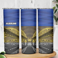 Netherlands Gelderland Province Skinny Tumbler Flag Style