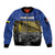 Netherlands Gelderland Province Sleeve Zip Bomber Jacket Flag Style