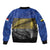 Netherlands Gelderland Province Sleeve Zip Bomber Jacket Flag Style